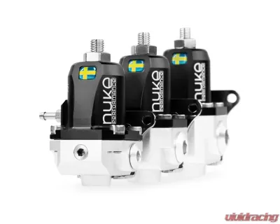 Nuke Performance Fuel Pressure Regulator FPR100x AN-10 for Universal Fitment, Aluminum - 300-02-202