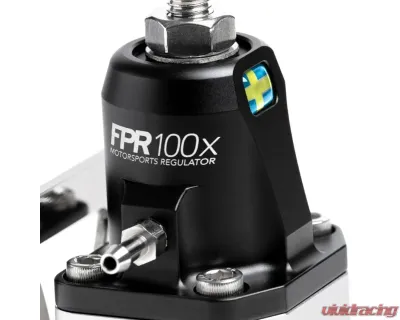 Nuke Performance Fuel Pressure Regulator FPR100x AN-10 for Universal Fitment, Aluminum - 300-02-202