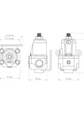 Nuke Performance Fuel Pressure Regulator FPR100m AN-8 for Universal Fitment                                     - 300-02-203 - Image 7