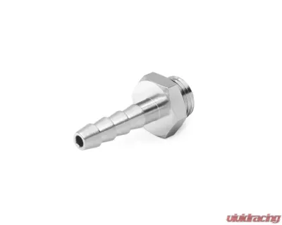 Nuke Performance 1/8 BSPP Barb Fitting to 4mm Hose Adapter, Aluminum, Black - 300-10-120