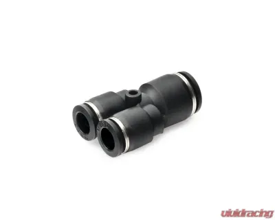 Nuke Performance Pneufit Quick Connect Y Fitting 10mm to 8mm for Automotive Applications - 300-10-132