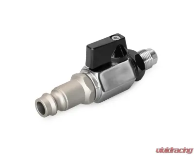 Nuke Performance Air Jack Petcock Ball Valve Male Connector AN-6, 570-20-102, Aluminum - 570-20-102