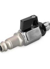 Nuke Performance Air Jack Petcock Ball Valve Male Connector AN-6, 570-20-102, Aluminum                                     - 570-20-102 - Image 2