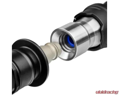 Nuke Performance Air Jack Petcock Ball Valve Male Connector AN-6, 570-20-102, Aluminum - 570-20-102