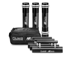 Nuke Performance Air Jack 60 C 3pc Set with Hardline Hose Kit for Automotive Use