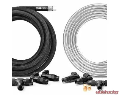 Nuke Performance Air Jack 60 C 3pc Set with Hardline Hose Kit for Automotive Use - 580-03-101