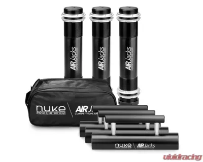 Nuke Performance Air Jack 60 C 3pc Set with PTFE Hose Kit & Quick Release Valve - 580-03-204