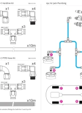 Nuke Performance Air Jack 60 C 4pc Set for Universal Fitment, Durable Construction                                     - 580-04-001 - Image 7
