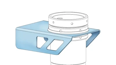 Nuke Performance Mounting Steel Bracket for Air Jack 90 C - 590-10-108                                     - 590-10-108 - Image 4