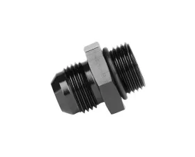 Nuke Performance AN-10 ORB to AN-10 Male Fitting, Aluminum, Black Finish, Universal Fit