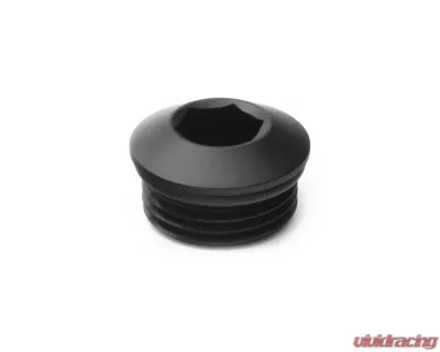 Nuke Performance AN-12 ORB Plug for 700-04-118 - Aluminum, Black Finish - 700-04-118