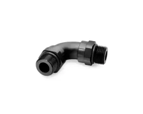 Nuke Performance AN-10 ORB to AN-10 ORB 90 Degree Adapter, 700-04-131, Aluminum, Black