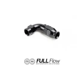 Nuke Performance Full Flow PTFE Hose End Fitting 90 Degree AN-12, 810-09-112