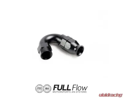 Nuke Performance Full Flow PTFE Hose End Fitting 180 Degree AN-8 - 810-18-108