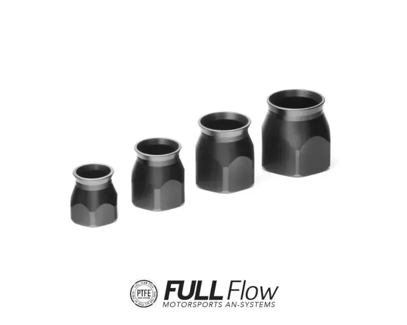 Nuke Performance PTFE Hose End Fitting Spare Socket AN-12 Black - 810-20-212
