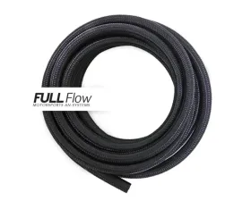 Nuke Performance Black Nylon Braided Fuel Hose AN-12 1m