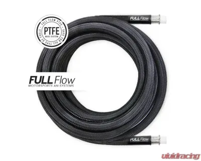 Nuke Performance Black Nylon PTFE Braided Fuel Hose AN-6 1m - 820-02-106