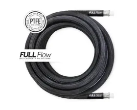 Nuke Performance Black Nylon PTFE Braided Fuel Hose AN-10 1m