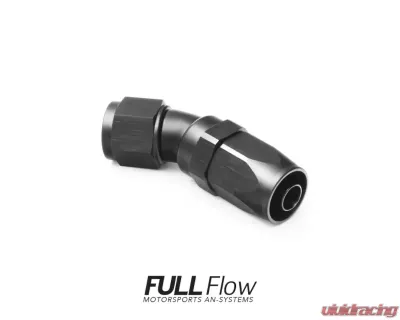 Nuke Performance Full Flow AN Hose End Fitting 30 Degree AN-8 - 830-03-108