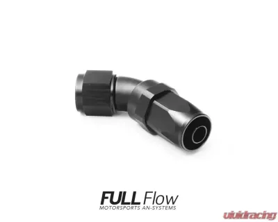 Nuke Performance Full Flow AN Hose End Fitting 45 Degree AN-6 - 830-04-106