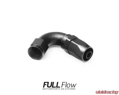 Nuke Performance Full Flow AN Hose End Fitting 120 Degree AN-4 - 830-12-104