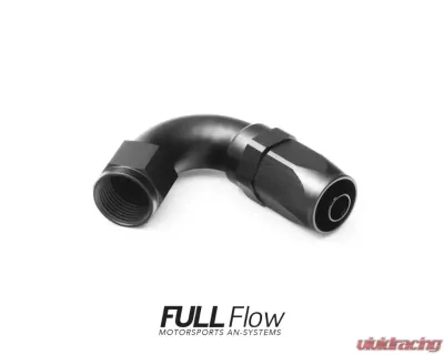Nuke Performance Full Flow AN Hose End Fitting 120 Degree AN-6 - 830-12-106