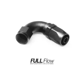 Nuke Performance Full Flow AN Hose End Fitting 120 Degree AN-8