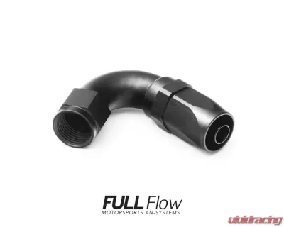 Nuke Performance Full Flow AN Hose End Fitting 120 Degree AN-8 - 830-12-108