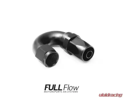 Nuke Performance Full Flow AN Hose End Fitting 180 Degree AN-4 - 830-18-104