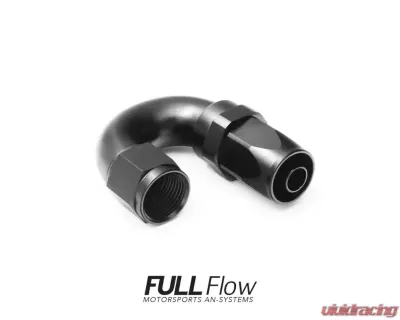 Nuke Performance Full Flow AN Hose End Fitting 180 Degree AN-6 - 830-18-106