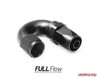 Nuke Performance Full Flow AN Hose End Fitting 180 Degree AN-12, 830-18-112 - 830-18-112