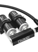Nuke Performance Dual Fuel Filter Bracket 55mm for 2004-2008 Ford 6.0L Powerstroke                                     - 950-02-212 - Image 3