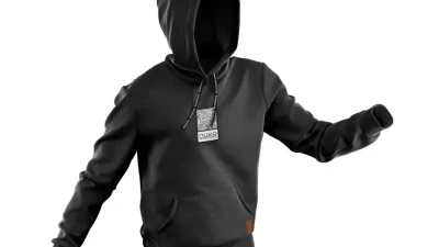 Nuke Performance Black Hoodie XXL                                     - nuke-black-hoodie-xxlarge - Image 2