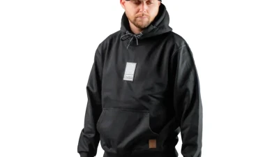 Nuke Performance Black Hoodie XXL                                     - nuke-black-hoodie-xxlarge - Image 2