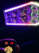 Sector Seven PRIZM LED Lighted Mirrors Set                                     - S7-TR-000 - Image 4