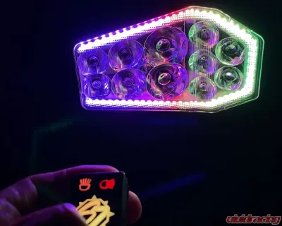 Sector Seven PRIZM LED Lighted Mirrors Set - S7-TR-000