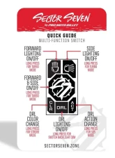 Sector Seven PRIZM LED Lighted Mirrors Set                                     - S7-TR-000 - Image 7