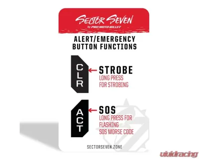 Sector Seven PRIZM LED Lighted Mirrors Set - S7-TR-000