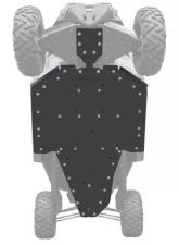 Factory UTV 1/2" UHMW Skid Plate with X-Brace Can-Am Maverick X3 2017+                                     - MX3Skd-12-X - Image 4