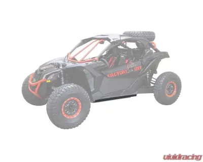 Factory UTV 1/2" UHMW Rock Sliders Counter Sunk Can Am Maverick X3 2017+ - MX3Sldr-12-CS