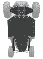 Factory UTV 1/2" UHMW Ultimate Kit with X-Brace Can-Am Maverick X3 | XDS | XMR | XDS RR (64" wide) 2017+                                     - MX3Ult-64-12-X - Image 3