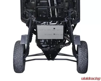 Factory UTV 3/8" UHMW Skid Plate with X-Brace Polaris RZR Pro R 2022+ - ProRSkd-38-X