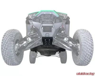 Factory UTV 3/8" UHMW Skid Plate with X-Brace Polaris RZR Pro R 2022+ - ProRSkd-38-X