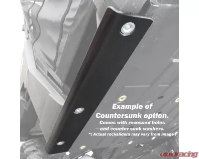 Factory UTV 3/8" UHMW Rock Sliders Polaris RZR 200 2022+ - RZR200Sldr-38