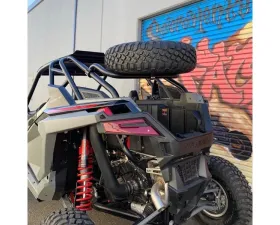 Factory UTV Dual Clamp Spare Tire Mount Polaris RZR Turbo R
