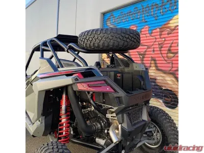 Factory UTV Dual Clamp Spare Tire Mount Polaris RZR Turbo R - RZRTRDCSTM
