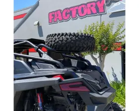 Factory UTV Dual Clamp Spare Tire Mount Polaris RZR Pro R