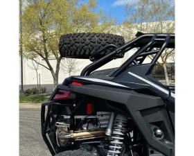 Factory UTV Dual Clamp Spare Tire Mount Polaris RZR Turbo R 4