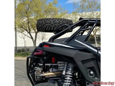 Factory UTV Dual Clamp Spare Tire Mount Polaris RZR Turbo R 4 - TrR4DCSTM