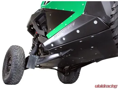 Factory UTV UHMW Rock Sliders 1/2" Install with OEM Skid Plate Polaris RZR PRO R - ProRSldr-12-NM